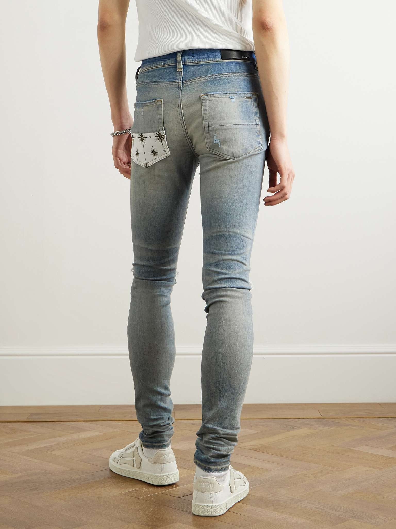 Micro Starbust MX1 Skinny-Fit Distressed Jeans - 4