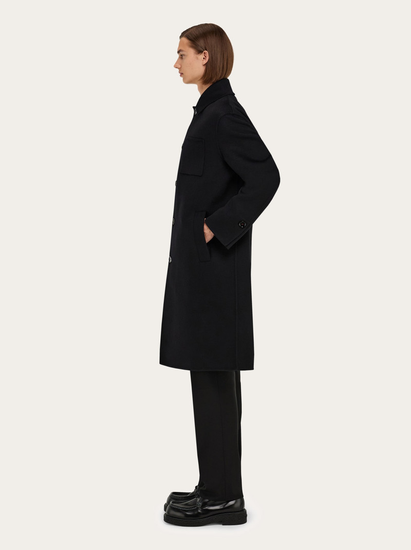 Double-cashmere single-breasted coat 3