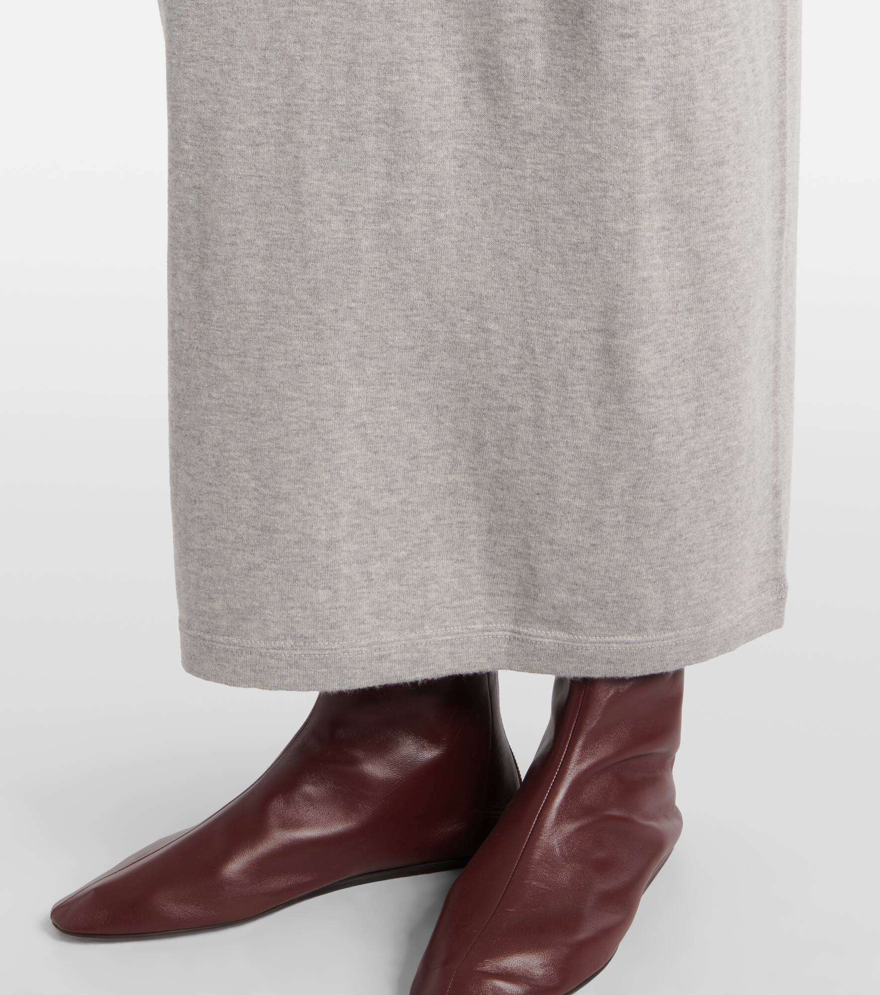 Kris cotton and cashmere maxi dress - 5