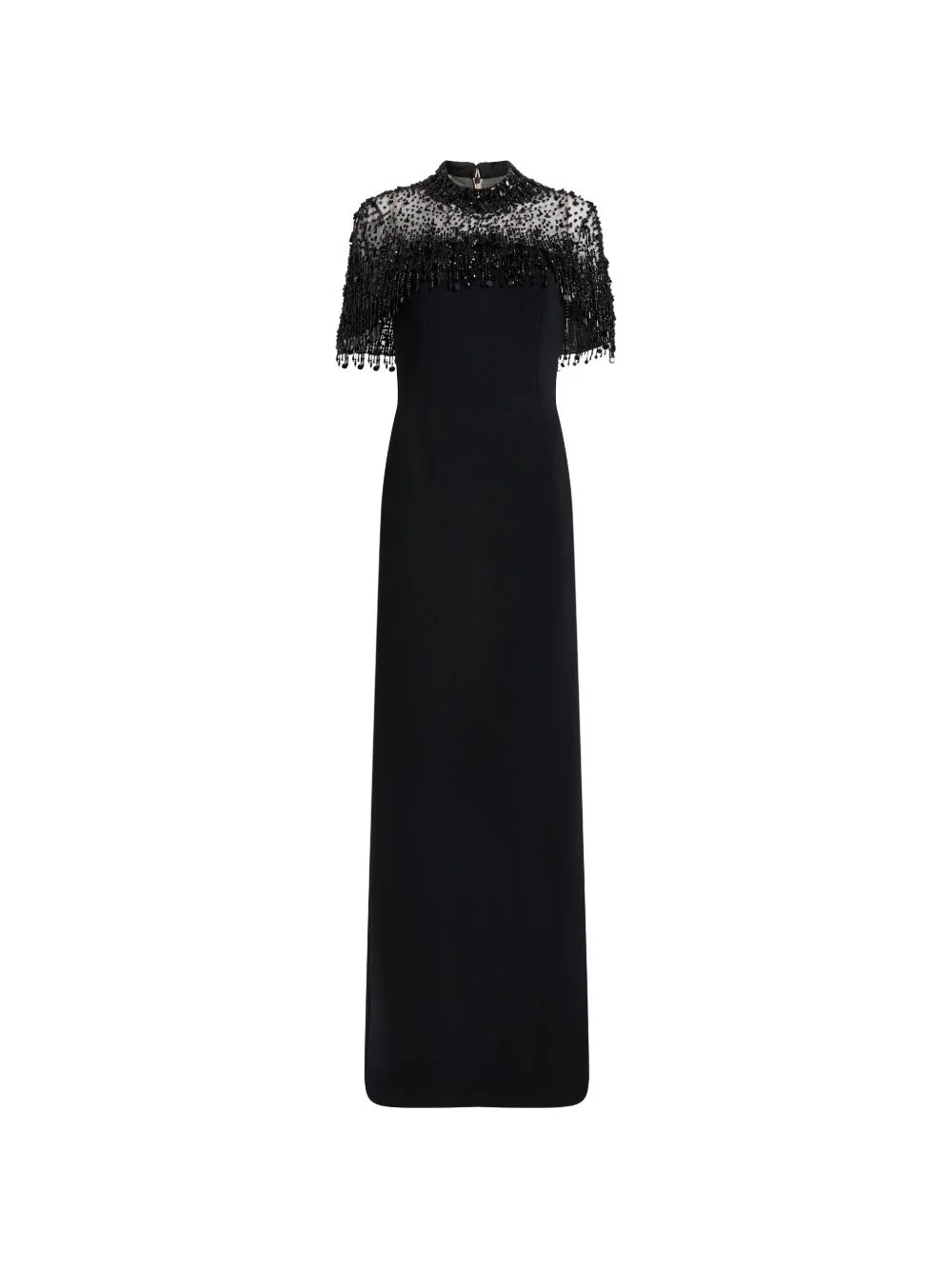 Livia beaded-embellishment zip-up maxi dress - 1