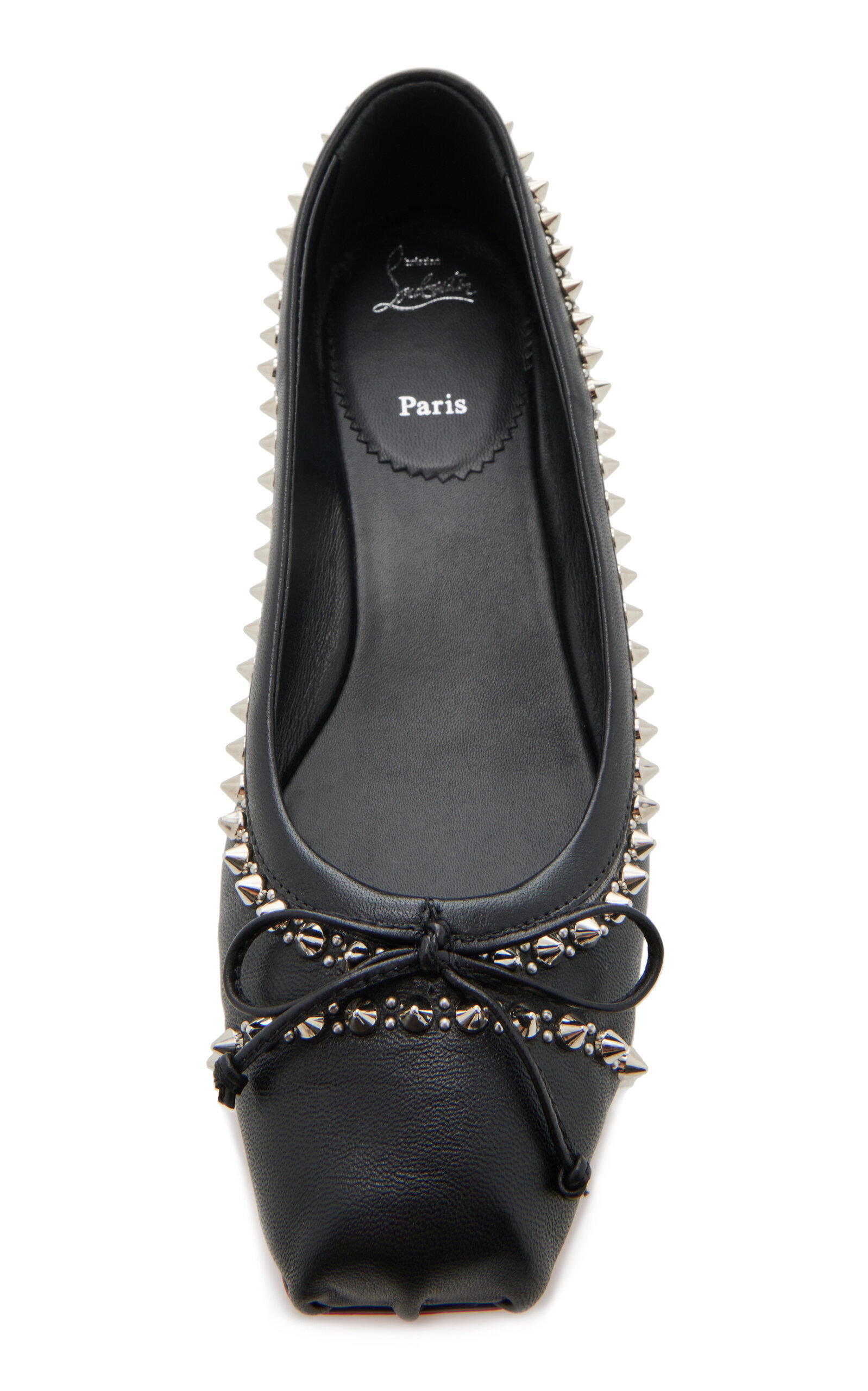 Mamadrague Spiked Leather Ballet Flats black - 2