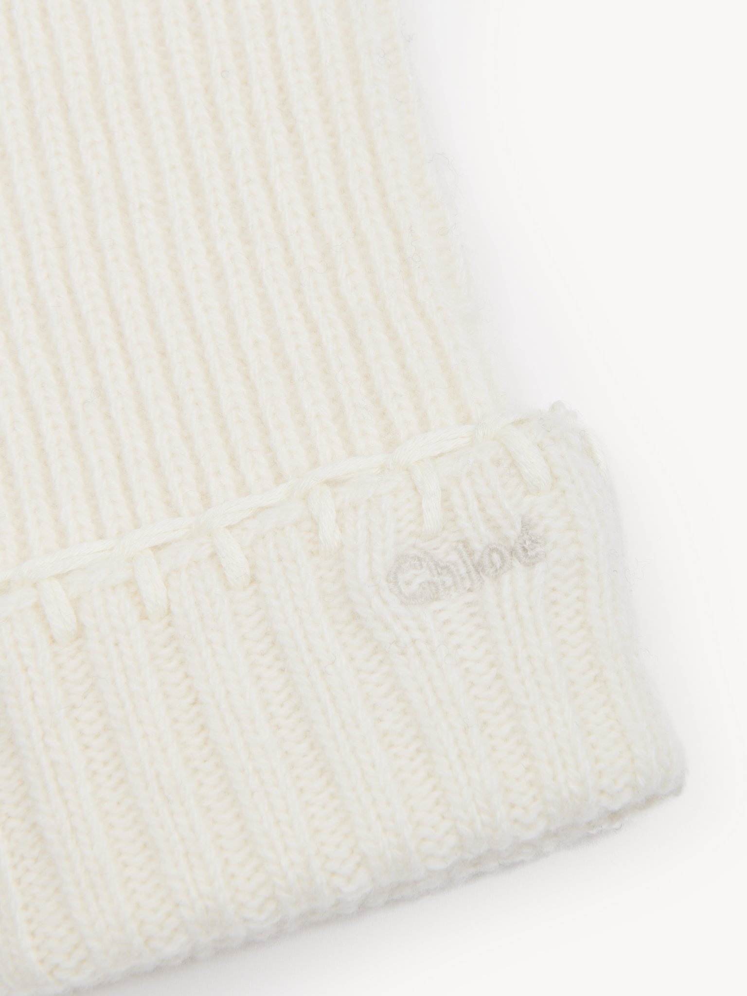 RIBBED KNIT GLOVES - 4