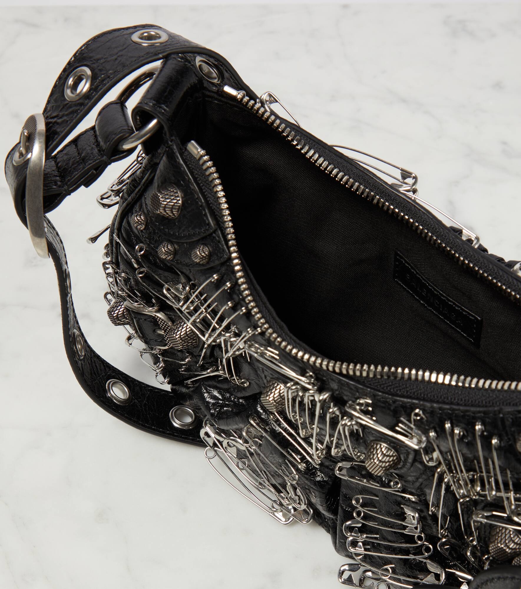 Le Cagole XS leather shoulder bag - 3