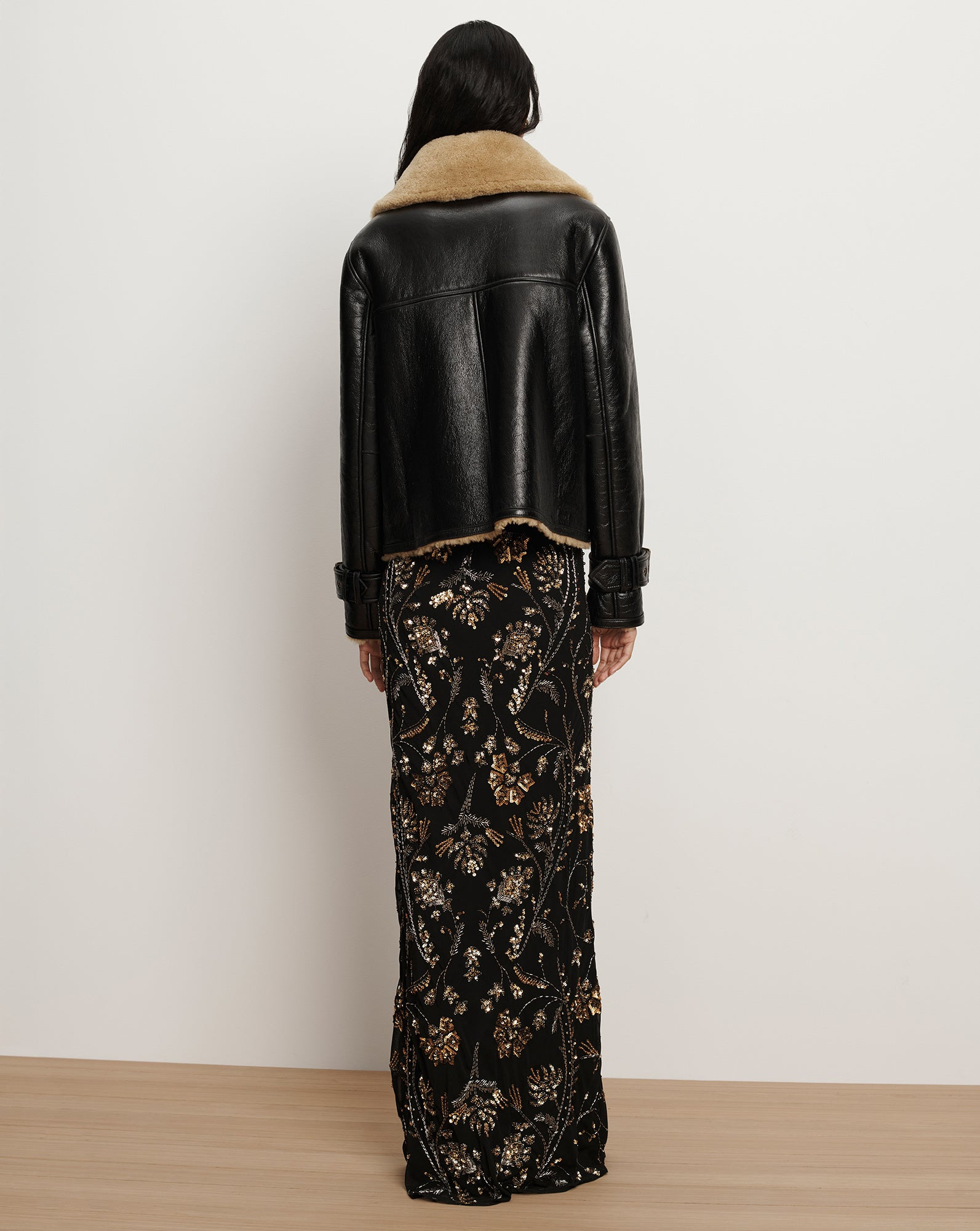 DANIKA SHEARLING JACKET - 5