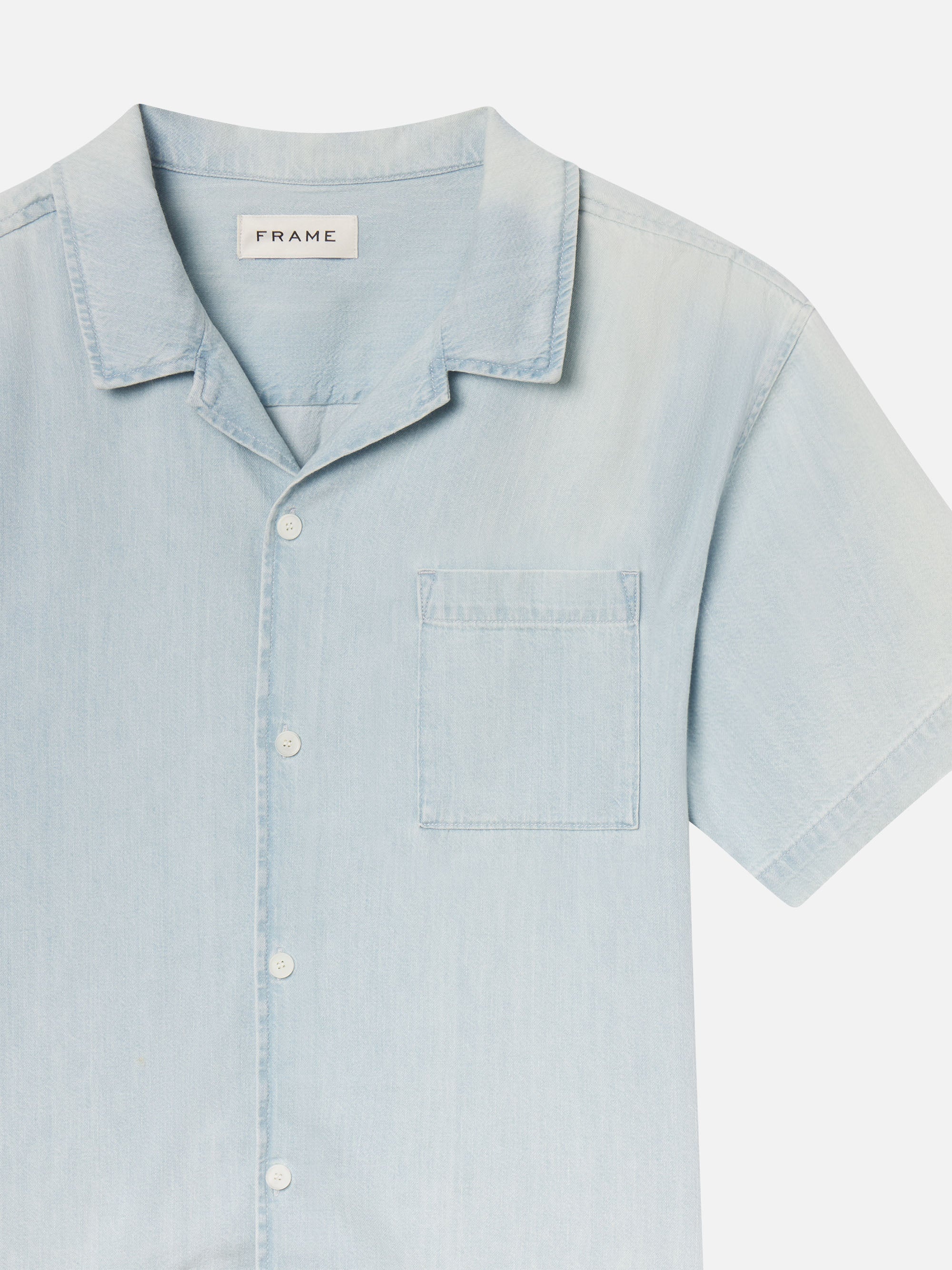Short Sleeve Camp Collar Shirt in Harbor City - 3