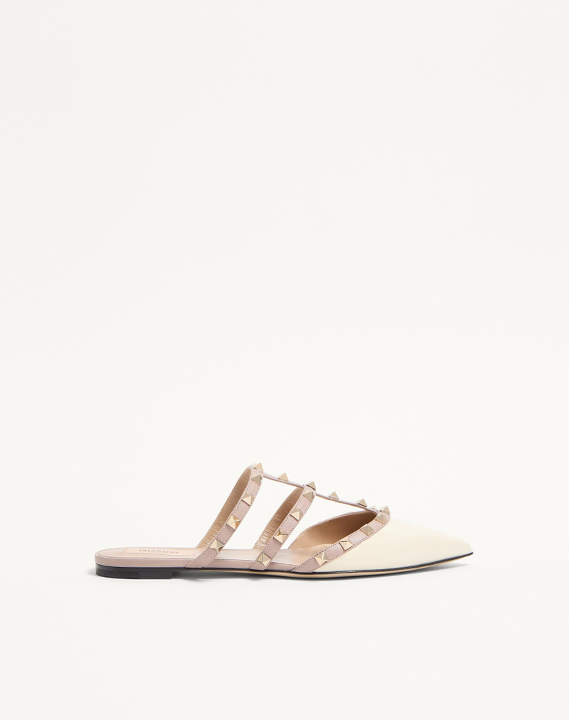 ROCKSTUD PATENT-LEATHER MULE 1