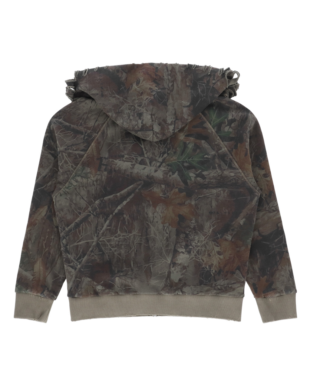 MARK FLOOD DISTRESSED CAMO HOODIE - 2