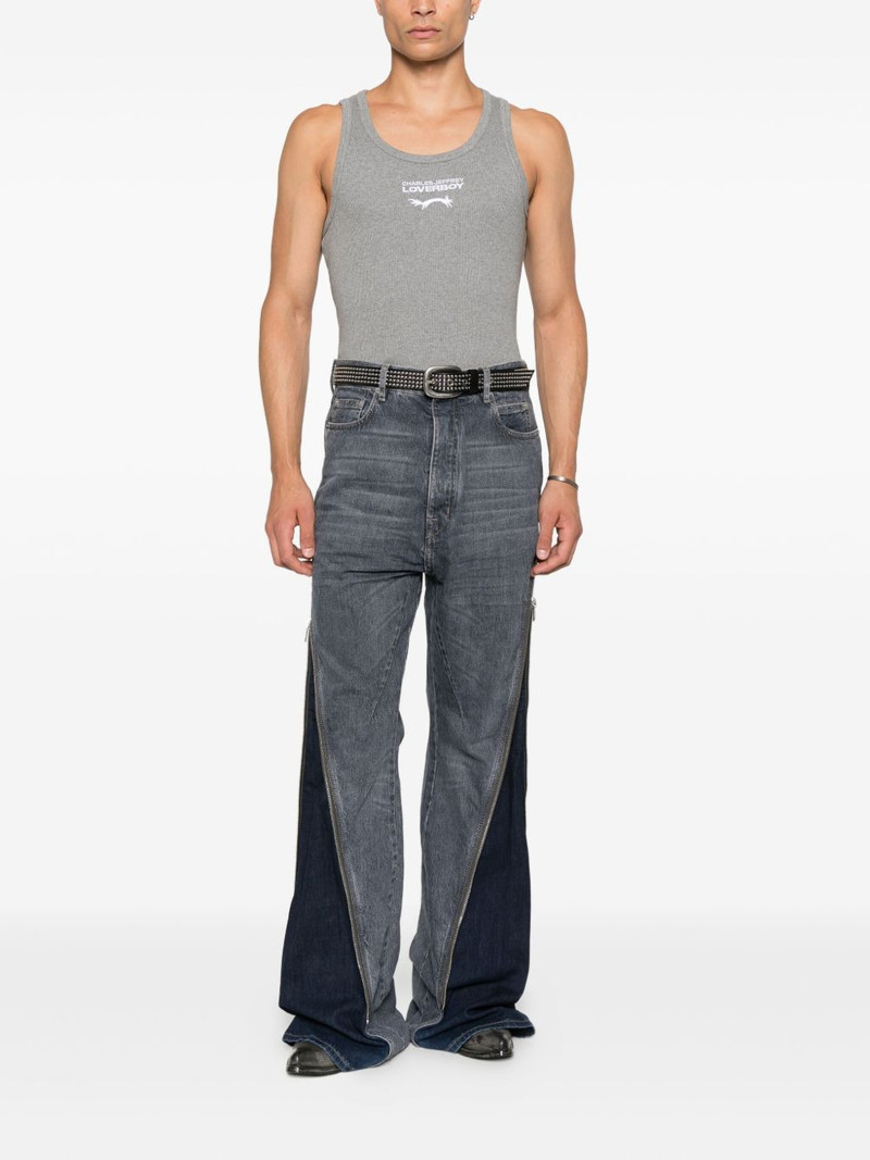 CHARLES JEFFREY LOVERBOY embroidered-logo tank top outlook