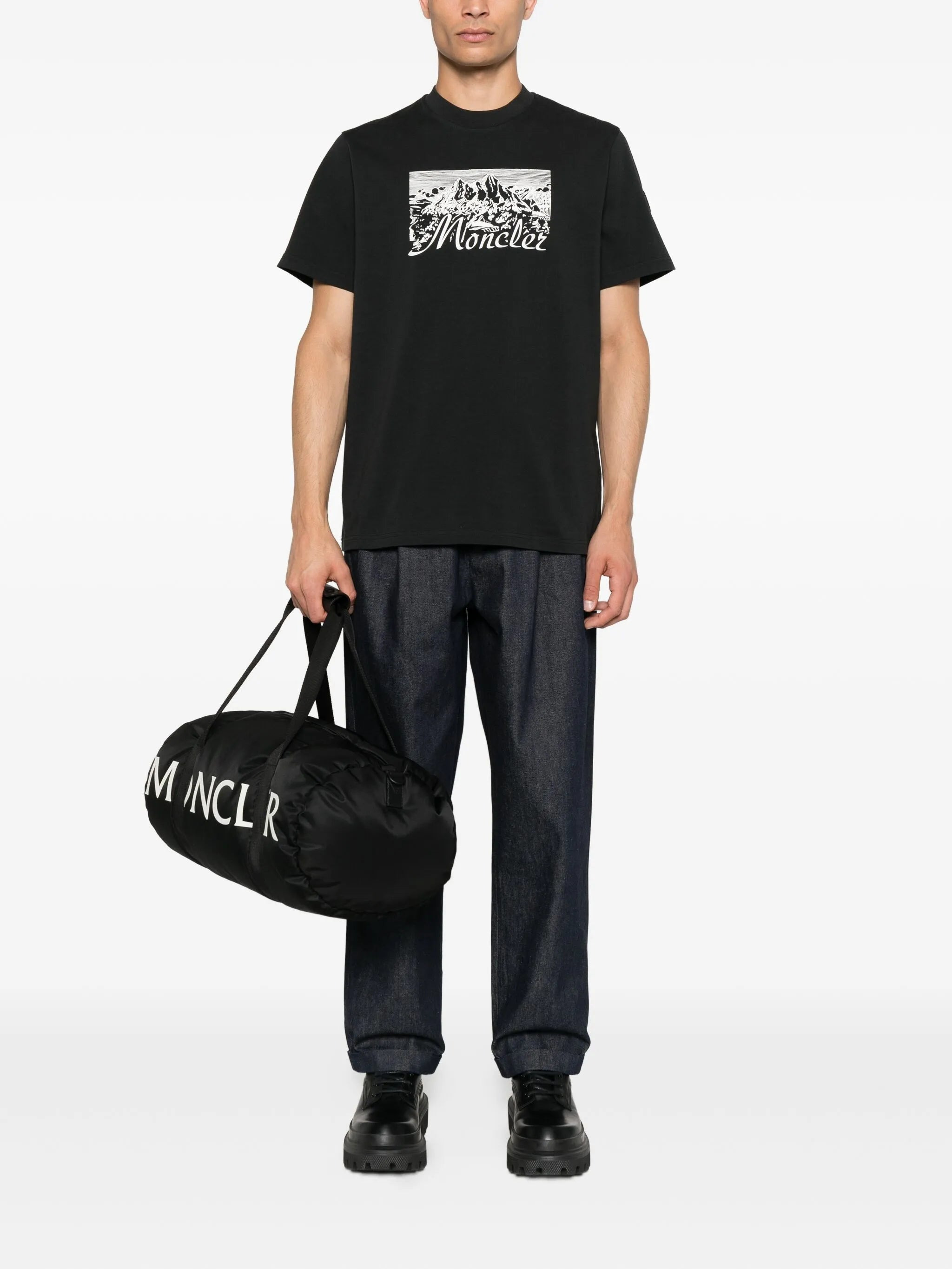 Moncler Mountain-print T-shirt - 2