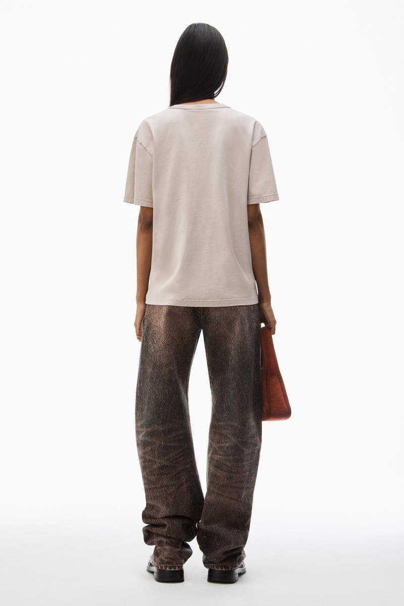 blade logo-embossed tee in cotton 4