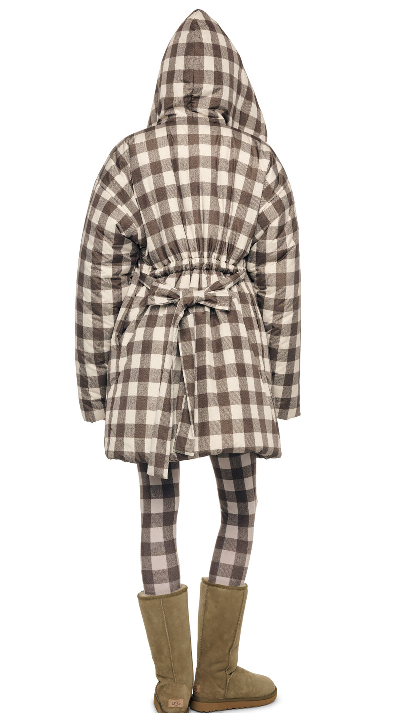 HOODED SLEEPING BAG COAT TO KNEE 3