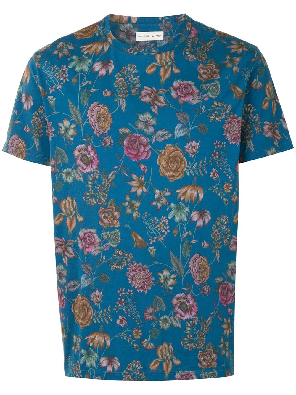 floral print t-shirt - 1