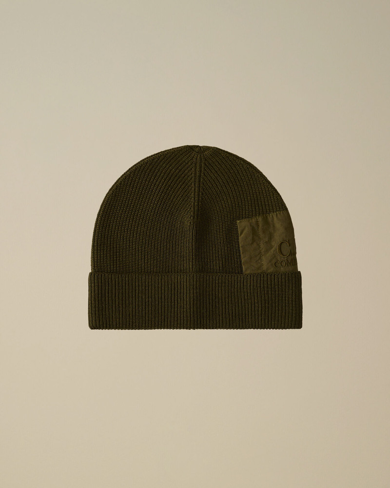 Extrafine Merino Wool Zip Pocket Beanie 1