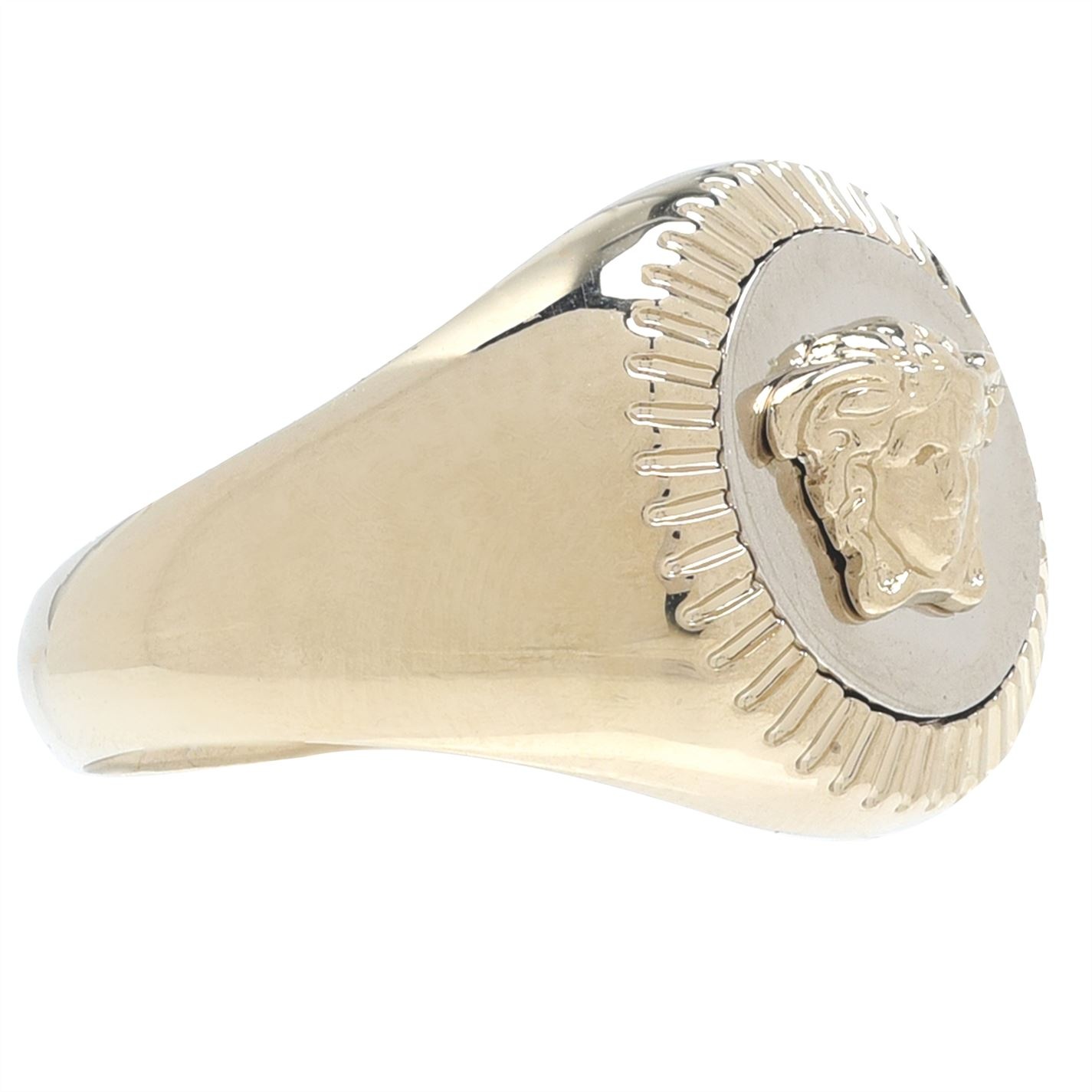 GUILLOCHE MEDUSA RING - 2