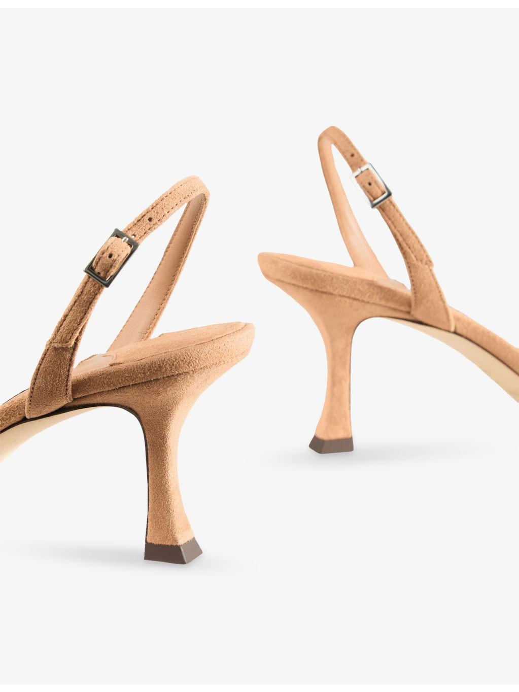 Elsy 70 Suede Heeled Sandals - 6