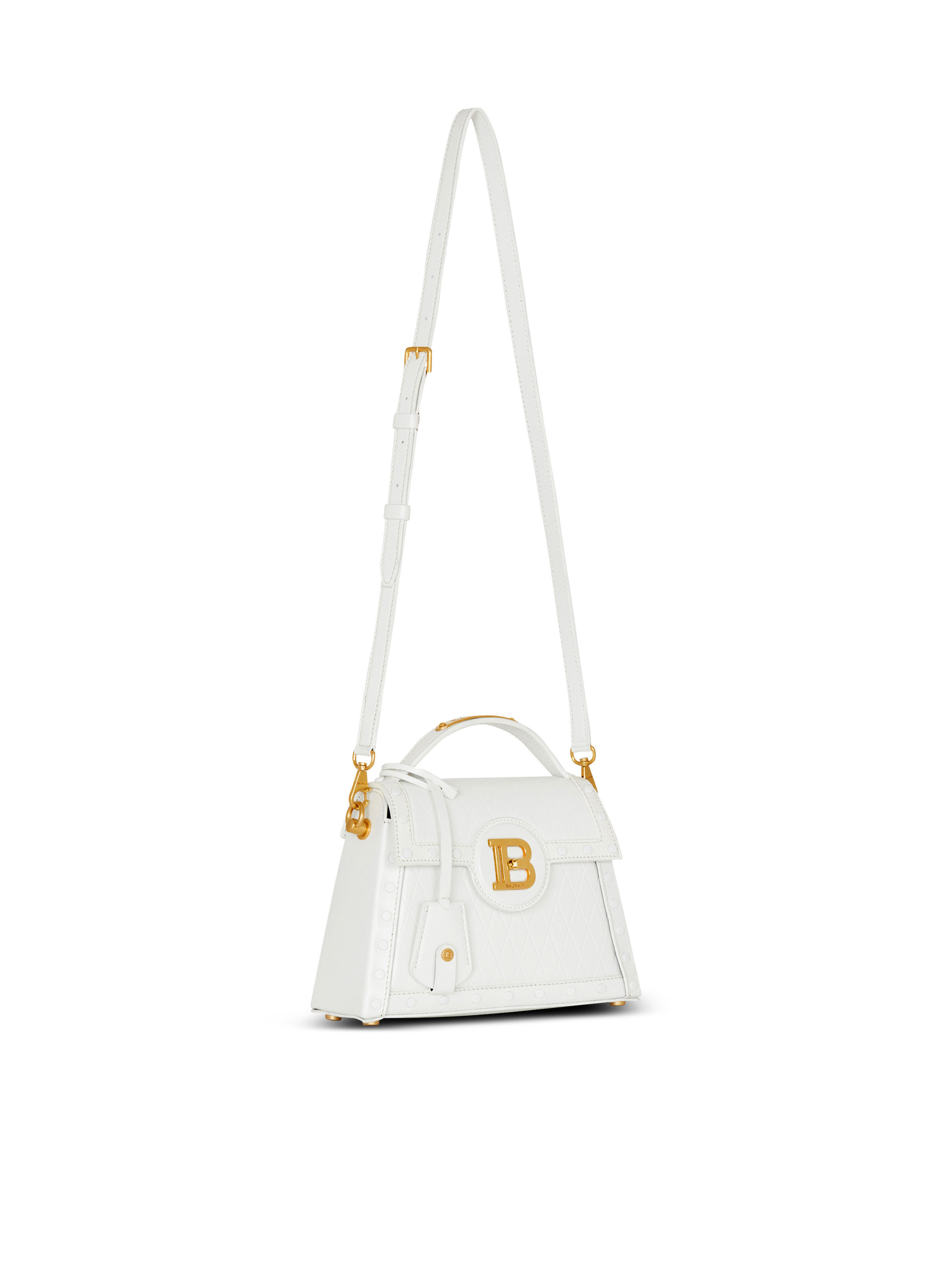 B-Buzz Dynasty bag in grid-embossed calfskin - 3