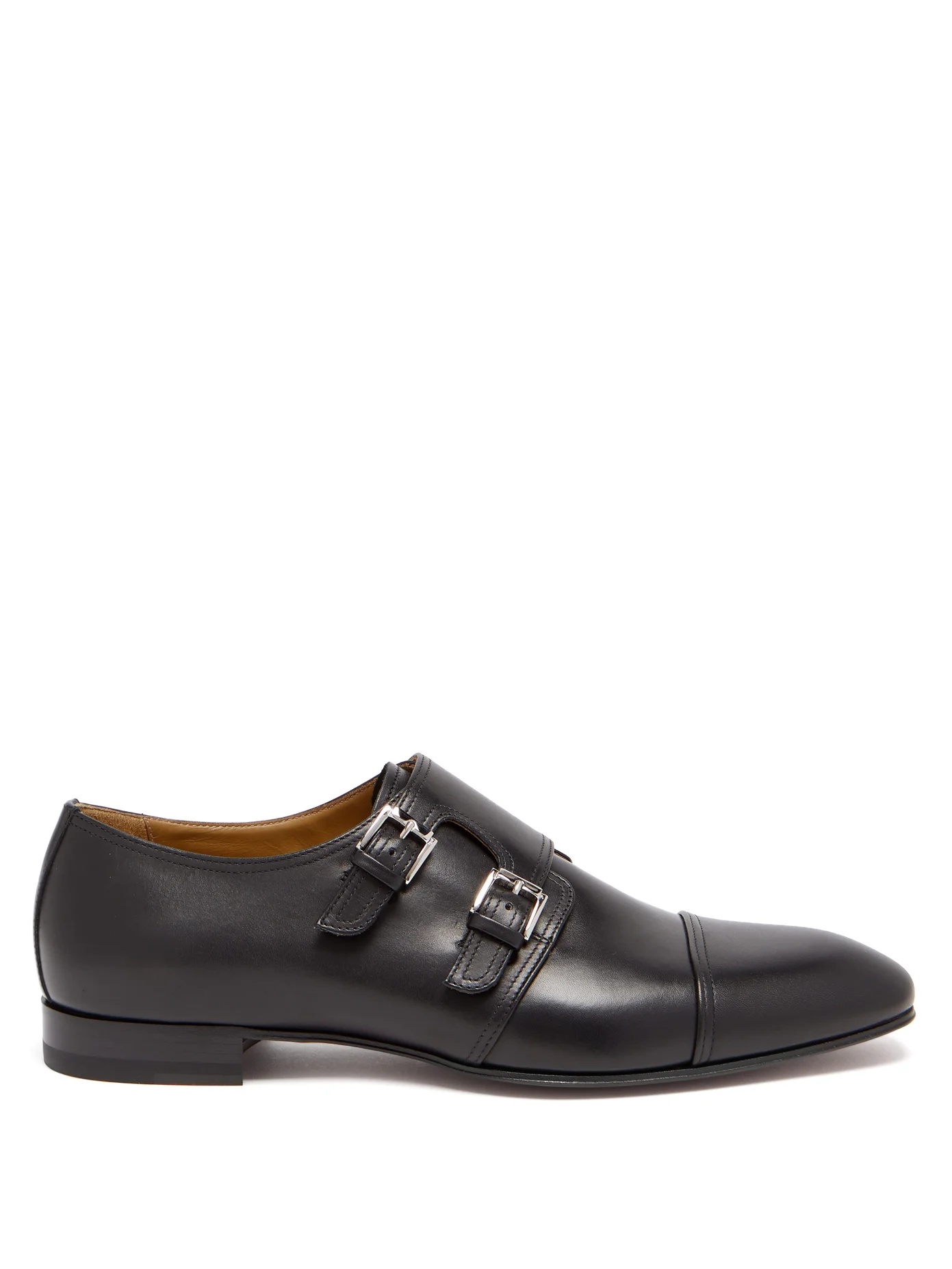 Mortimer monk-strap leather shoes - 1