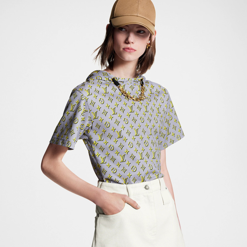 3D Monogram Hooded T-Shirt 5