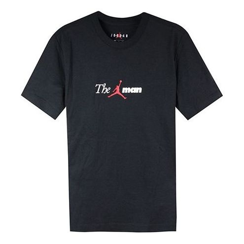 Air Jordan Round Neck Casual Short Sleeve Black AO0685-010 - 1