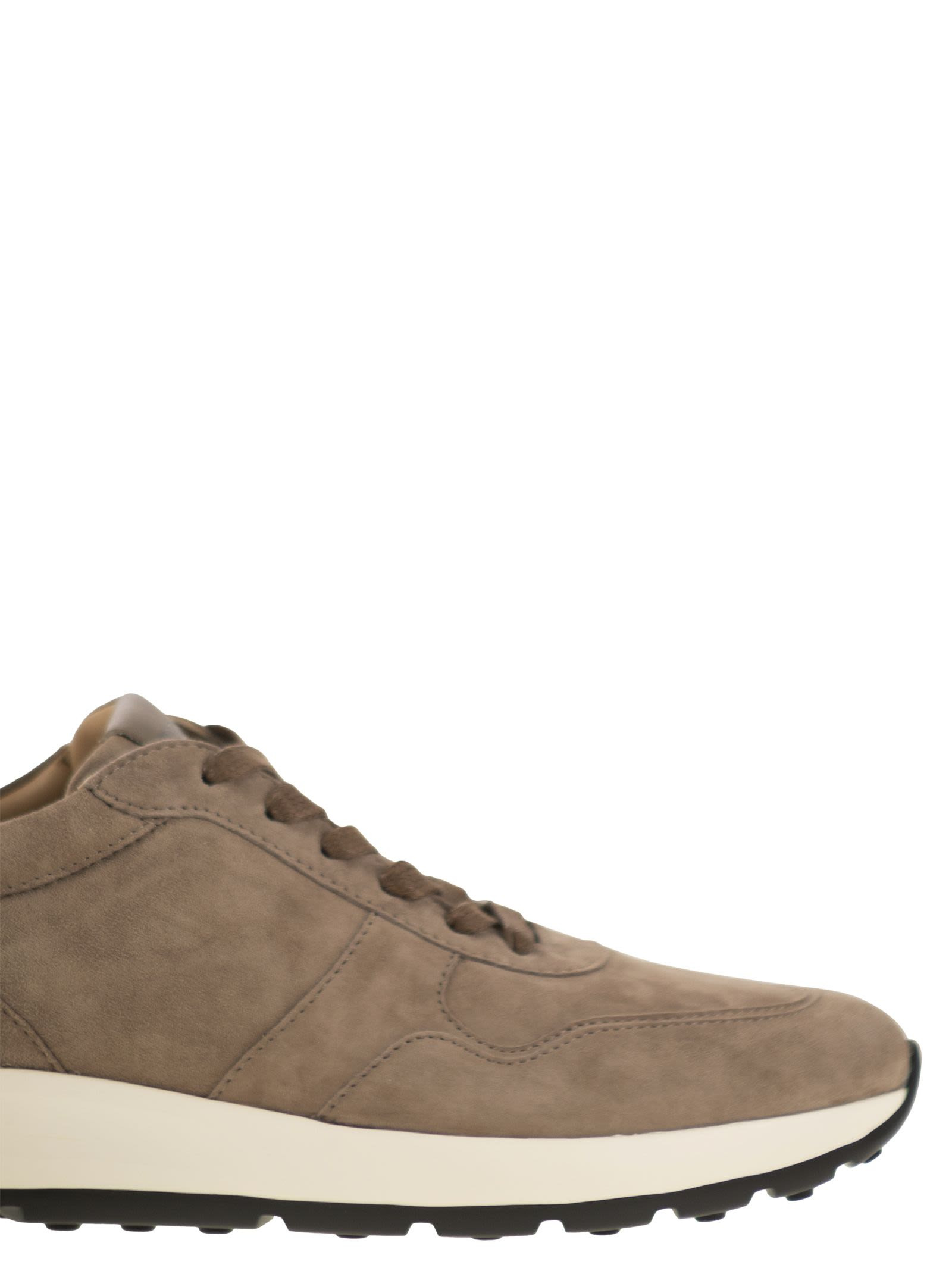 Tod's Men Red Dot Suede Sneakers By Pashmy - 6