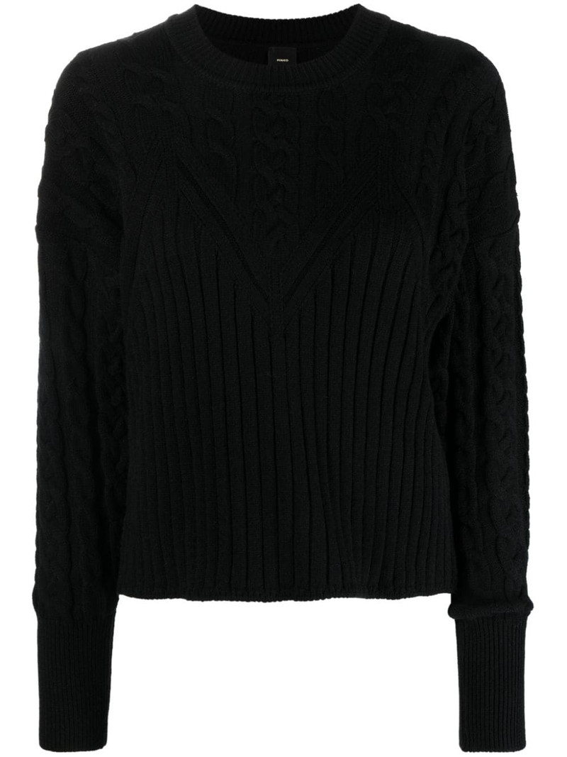 Armadillo ribbed-knit jumper 1