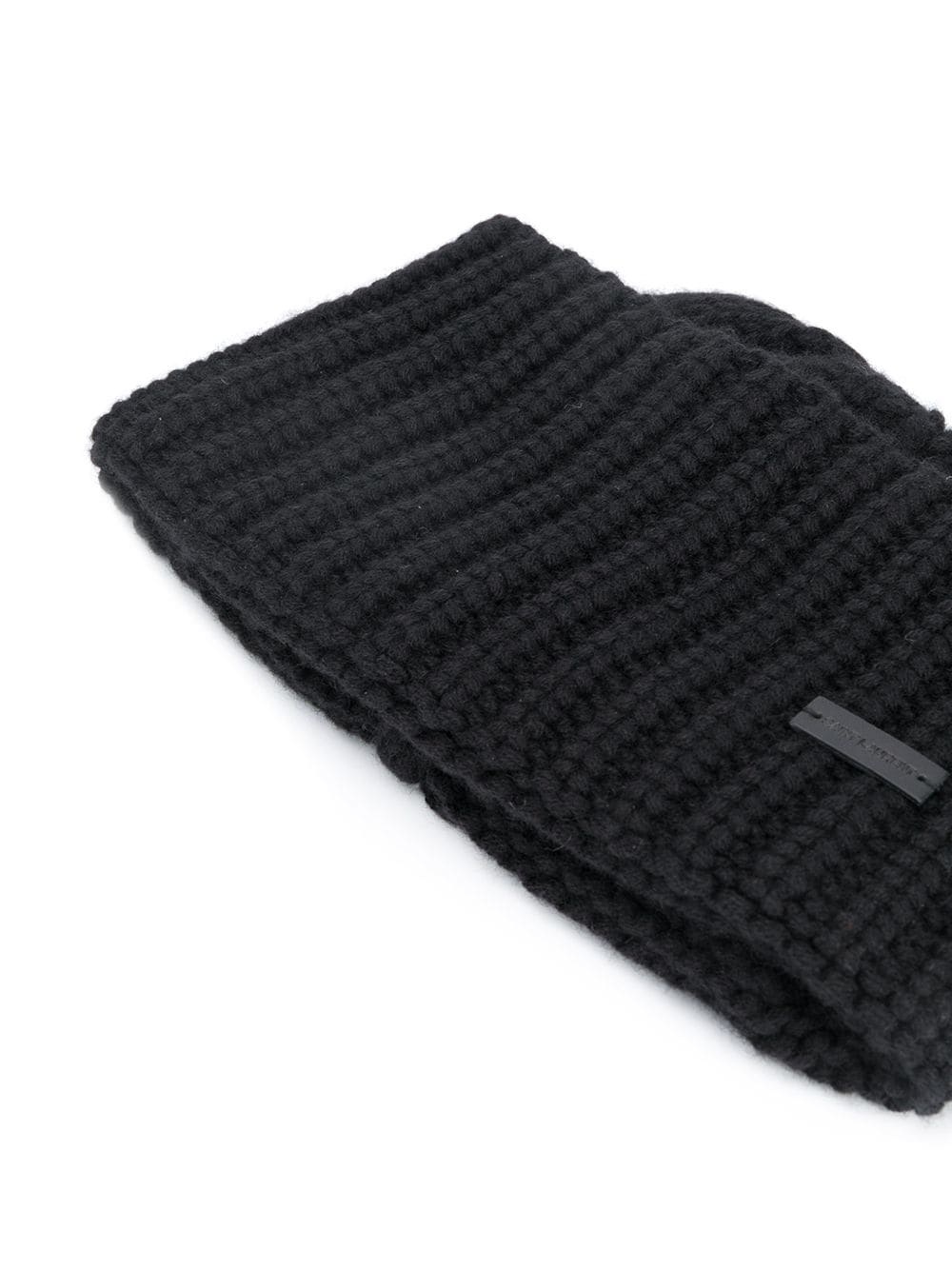 rib-knit cashmere beanie - 2