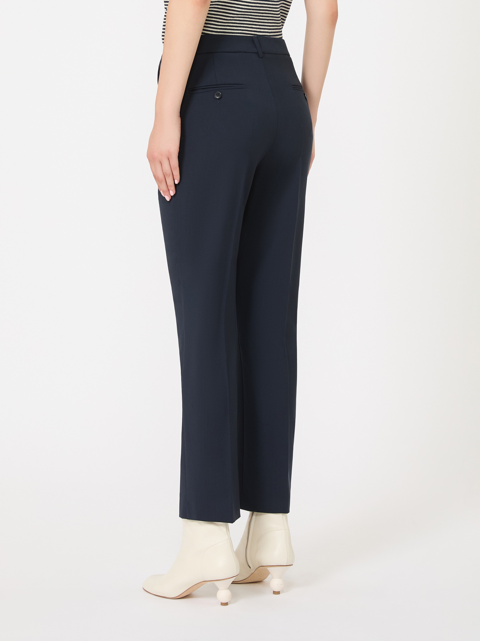 CANON Woollen cloth cigarette trousers - 4