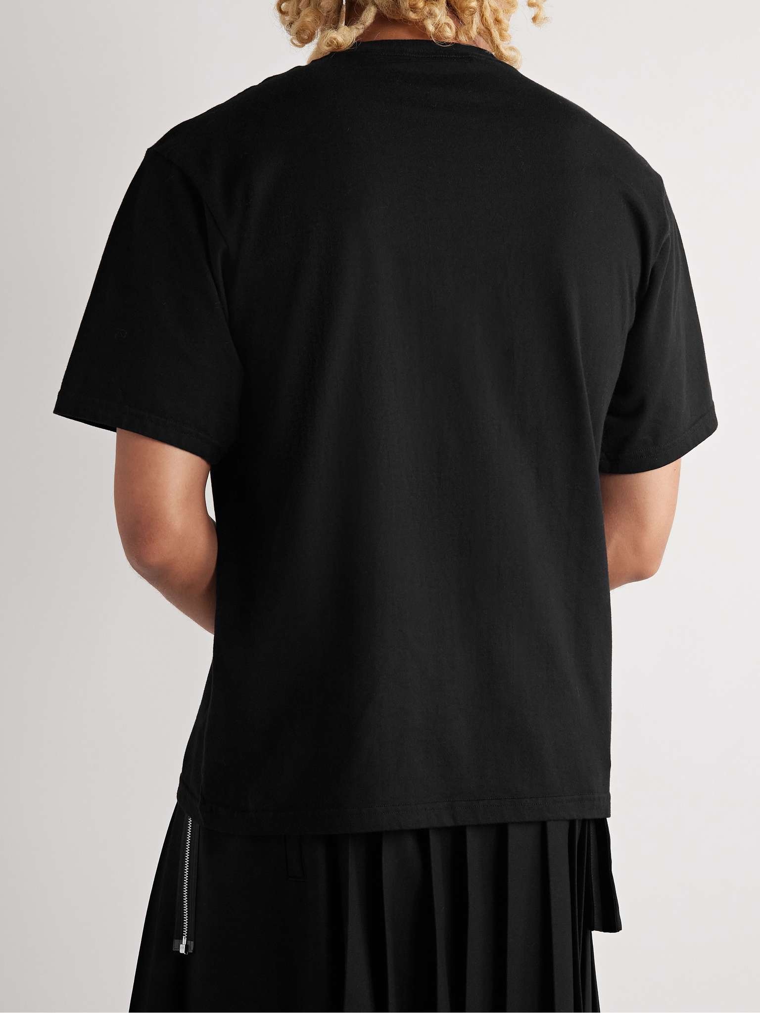 Logo-Print Cotton-Jersey T-Shirt - 4