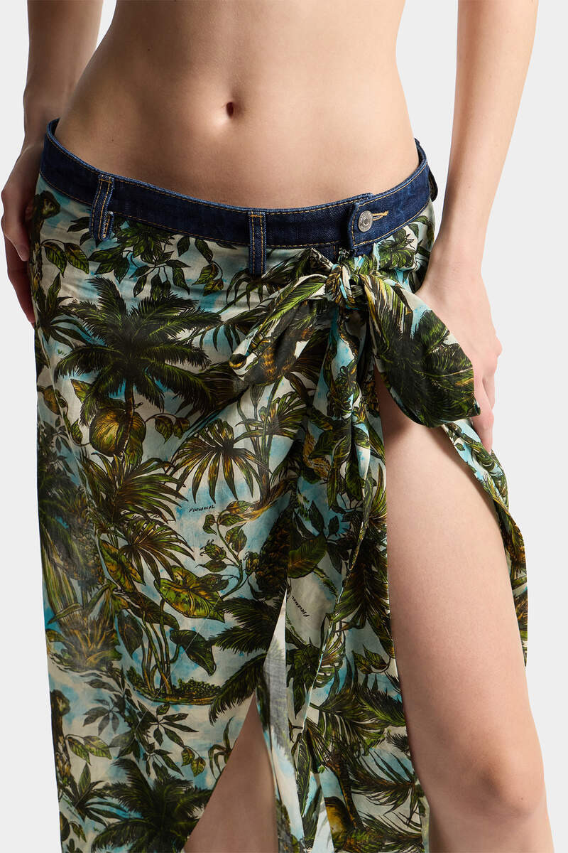 MONKEY BUSINESS LONG DENIM SKIRT 5