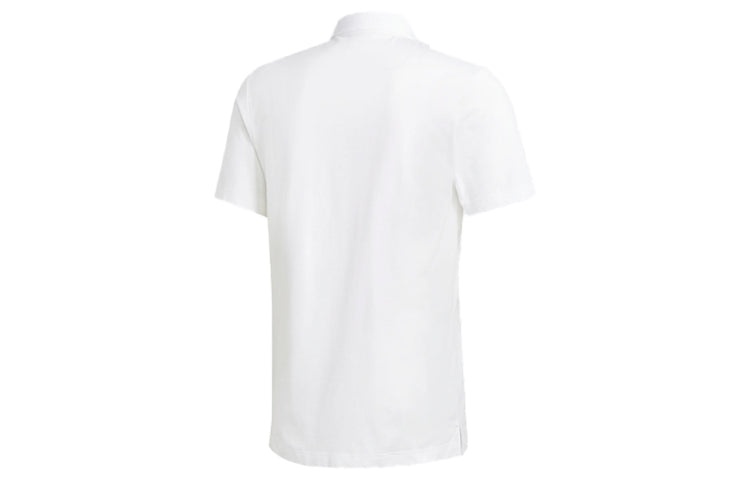 adidas Mh Plain Polo Sports Round Neck Short Sleeve polo White DQ1450 - 2