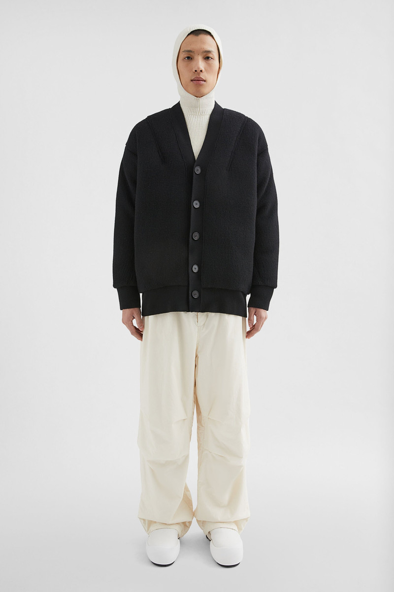 Jil Sander Padded Wool Cardigan outlook