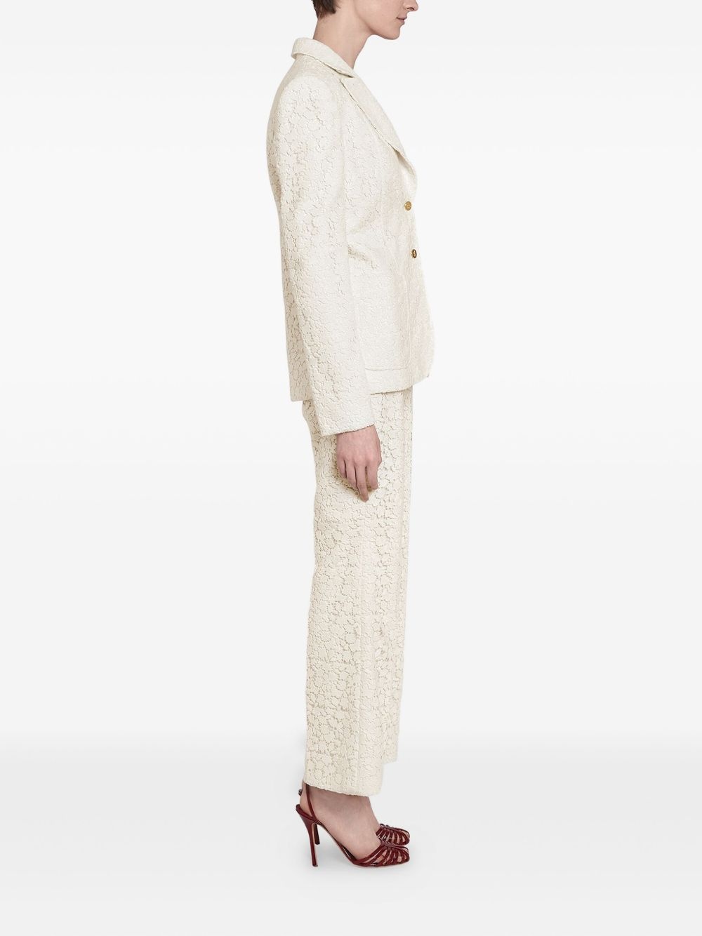 daisy macramé blazer - 3