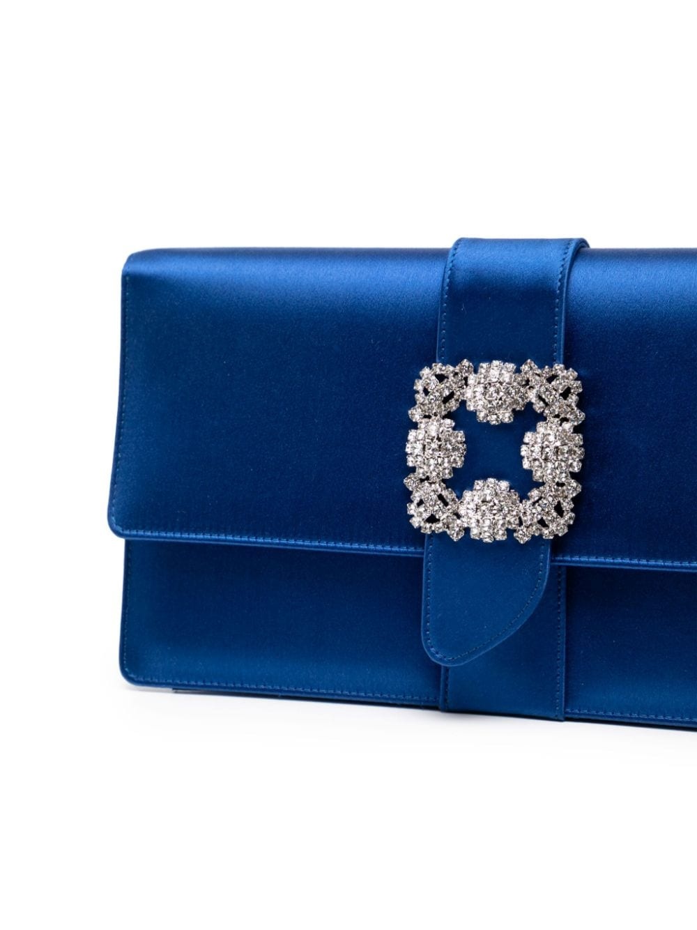 Capri embellished satin clutch - 4