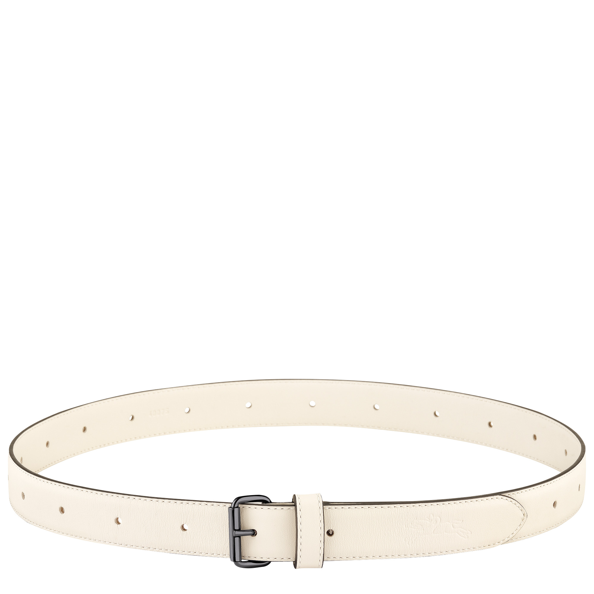 Le Pliage Xtra Ladie's belt Ecru - Leather - 1