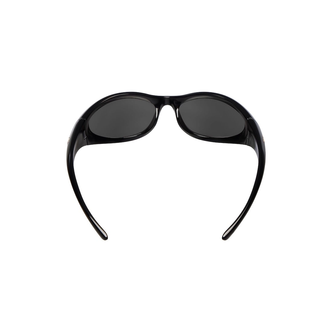 Sporty B Round Af Sunglasses  in Black - 2