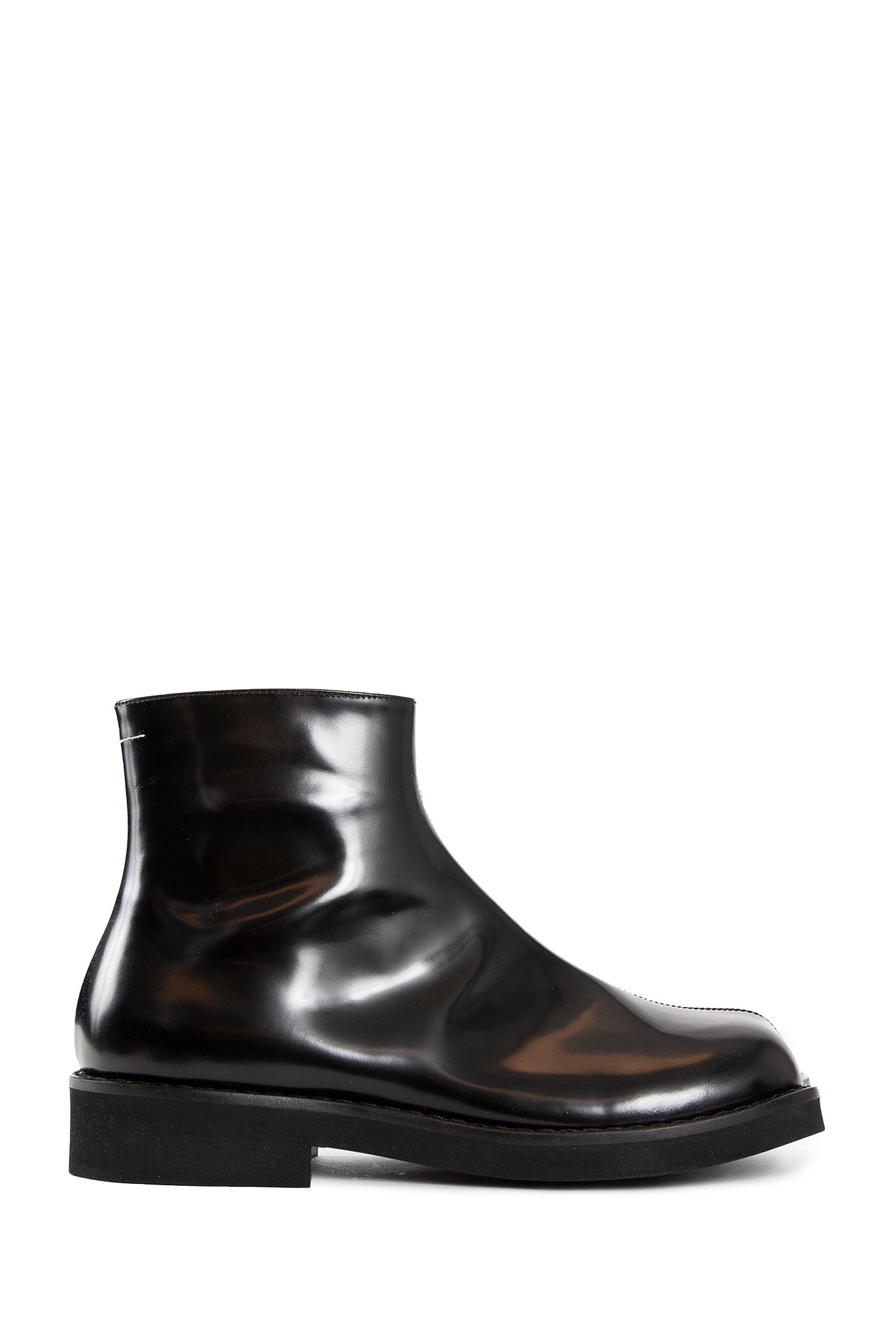 MM6 Maison Margiela Trunk-Leather-Ankle-Boots | antonioli