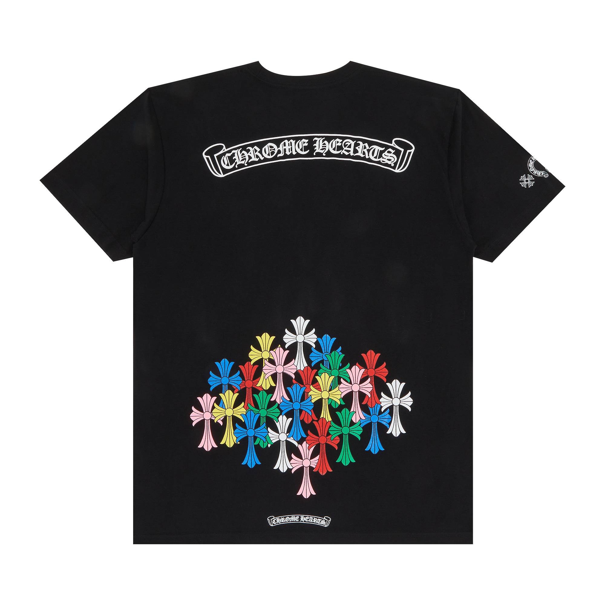Chrome Hearts Cross T-Shirt 'Black/Multicolor' - 2
