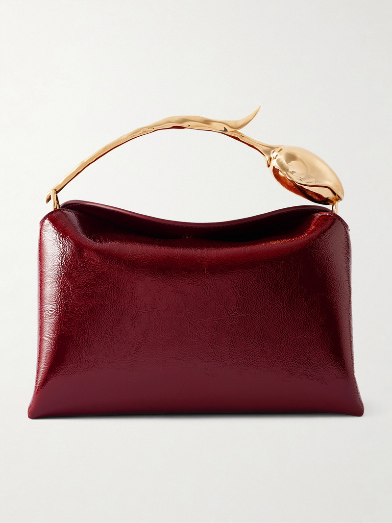 Bloom Midi Patent-leather Bag 1