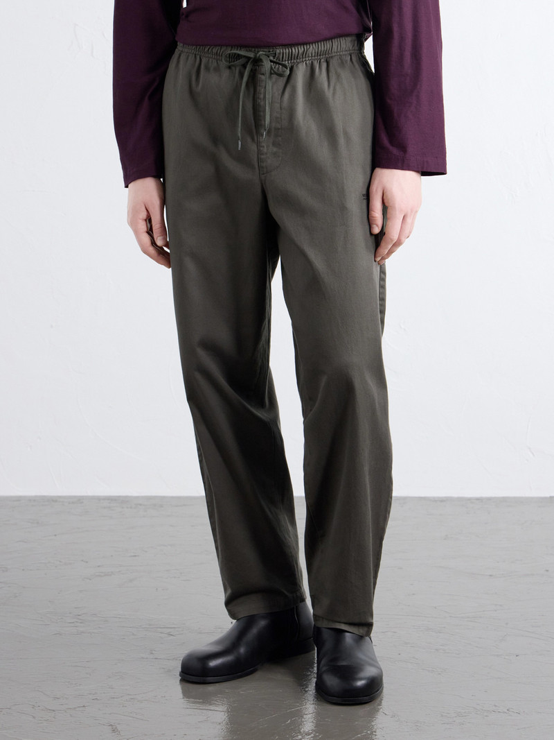 Straight-Leg Logo-Detailed Cotton-Twill Drawstring Sweatpants 3