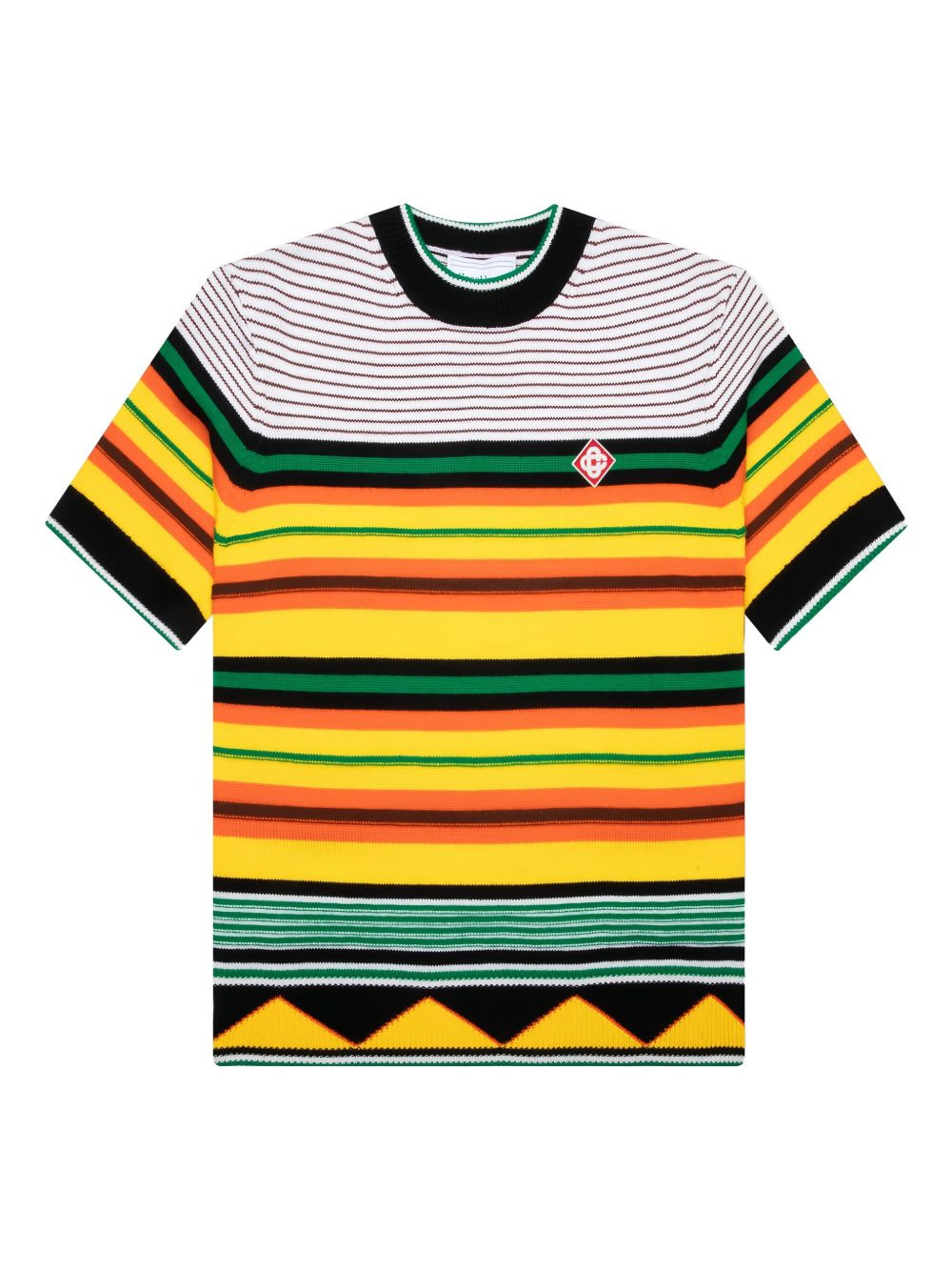 striped T-shirt - 1