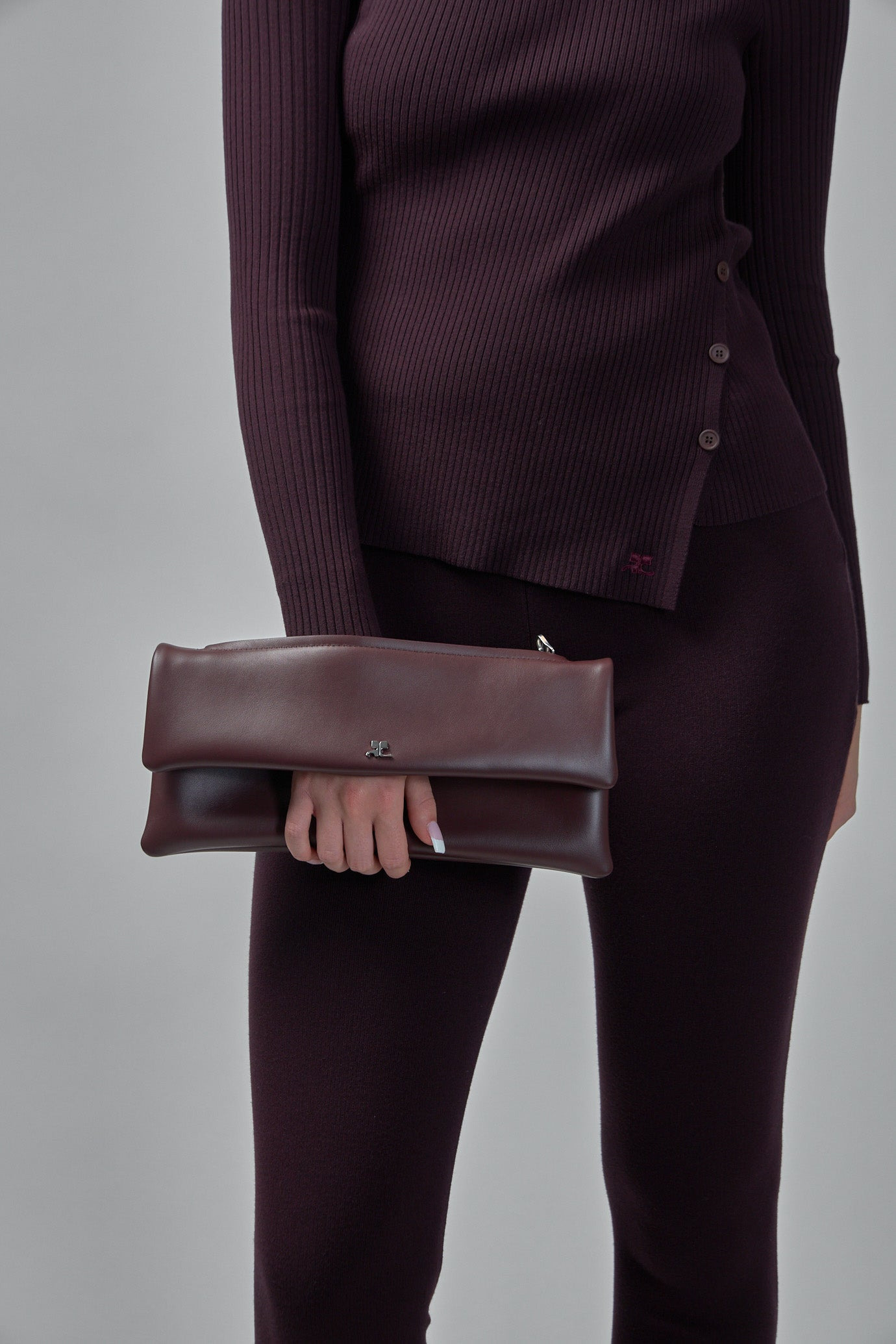 Cuff Leather Clutch - 5