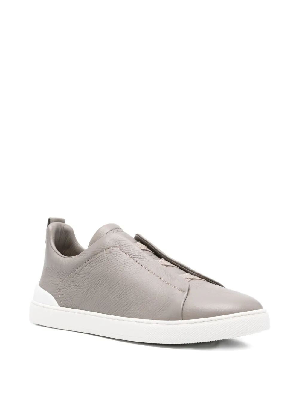 Zegna Men "Triple Stitch Low Top" Sneakers - 2