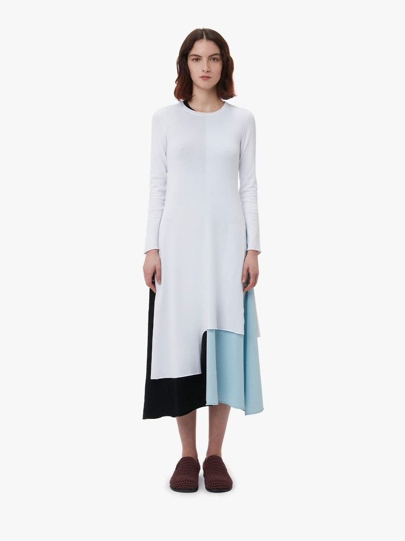 JW Anderson COLOUR BLOCK LAYERED DRESS outlook