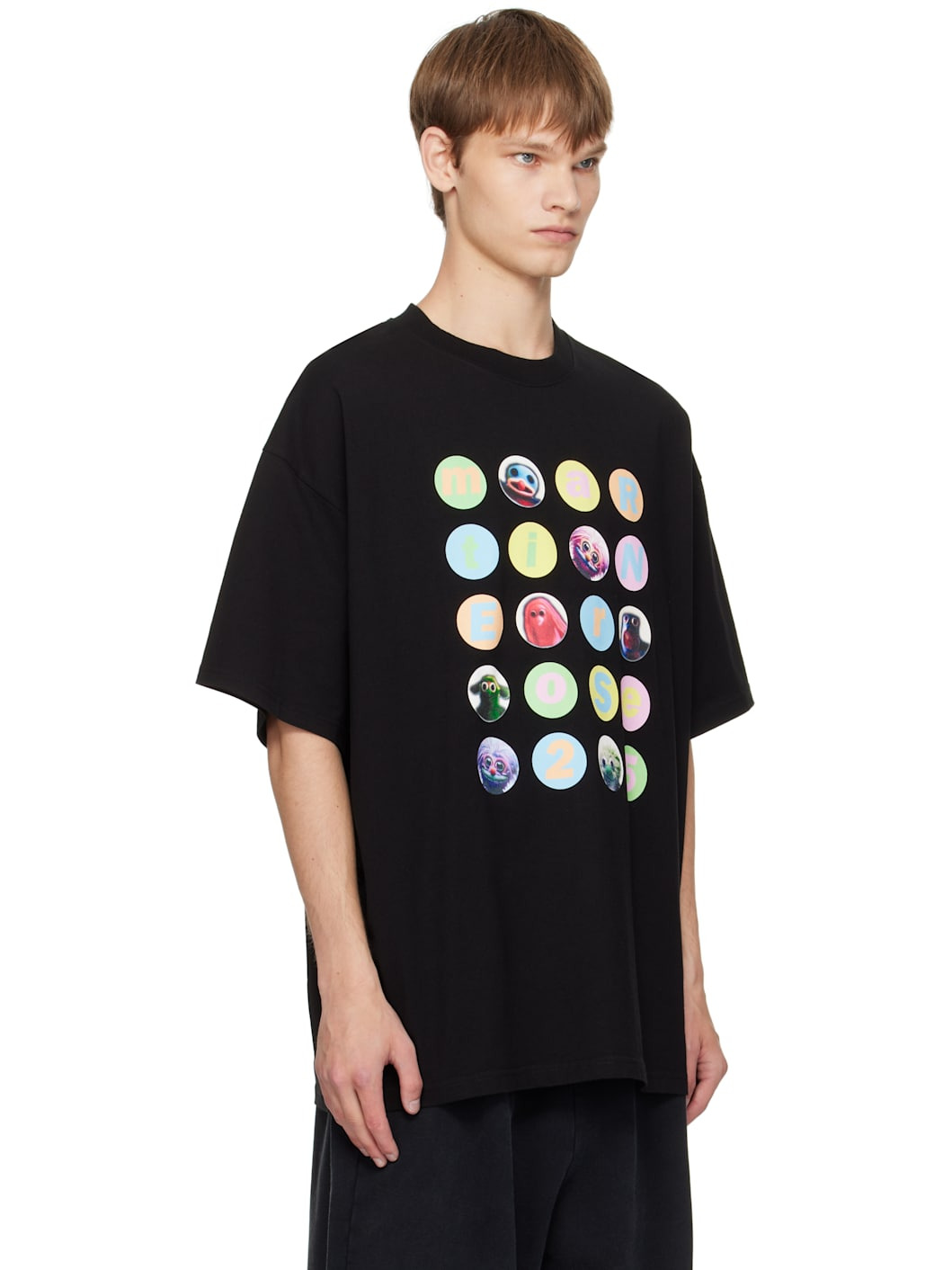 Black Oversized S/S T-shirt - 2