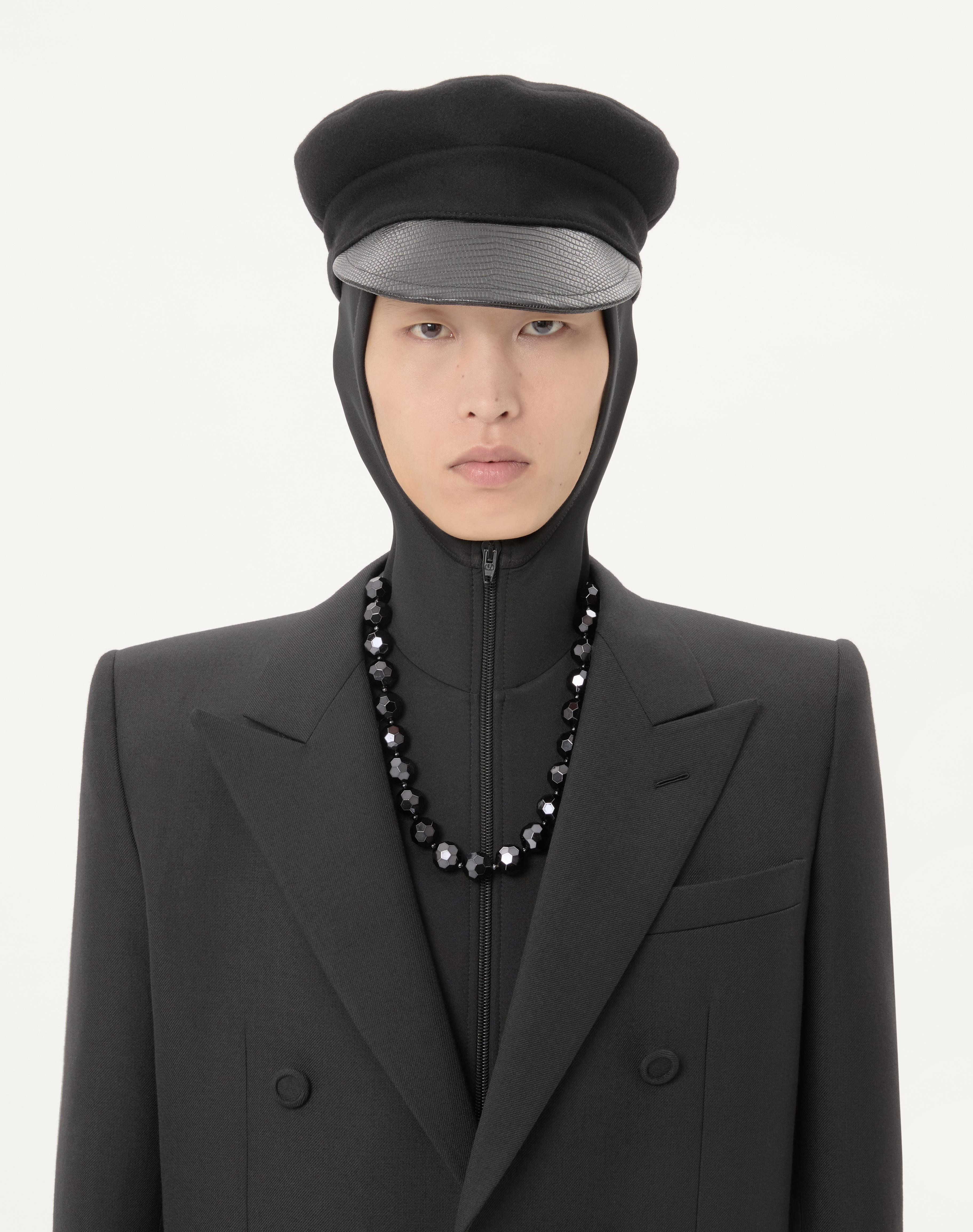 VALENTINO DOUBLE-BREASTED JACKET IN WOOL GABARDINE - 3