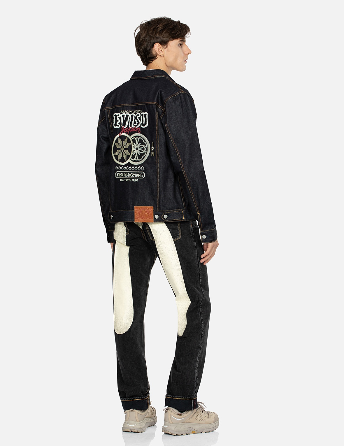 DAICOCK PRINT BAGGY FIT DENIM JEANS #2000 - 3