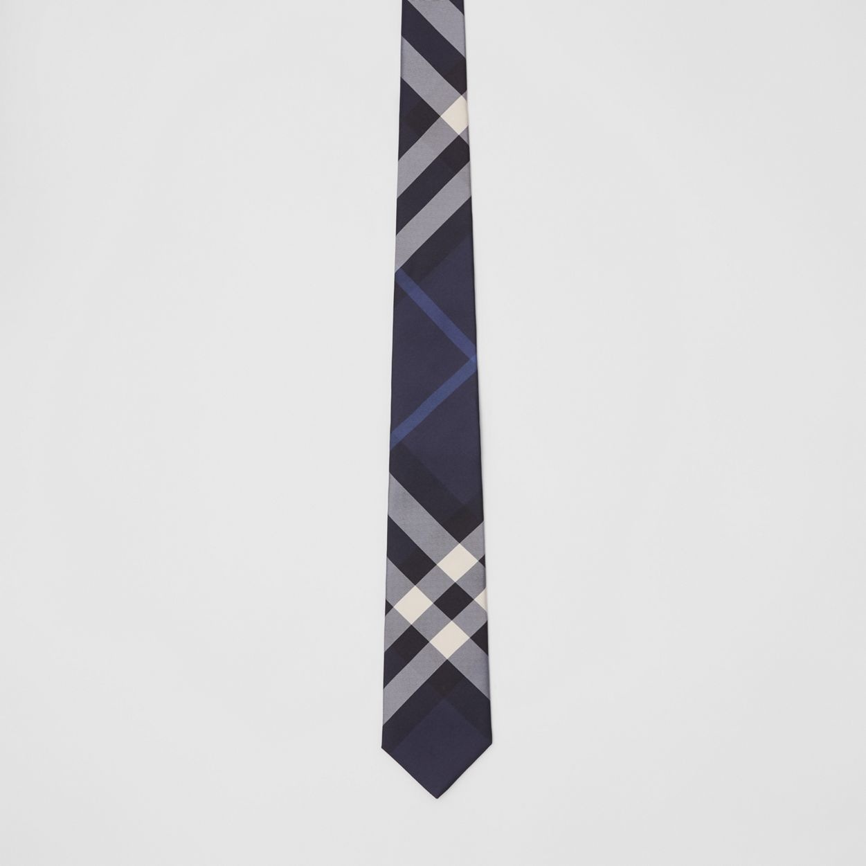 Classic Cut Check Silk Tie - 1