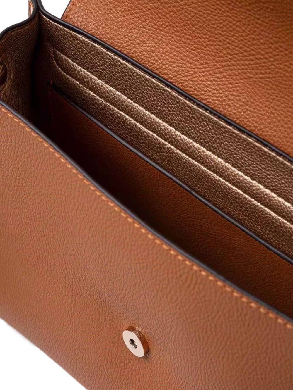 Meridian logo-plaque leather cross body bag - 4
