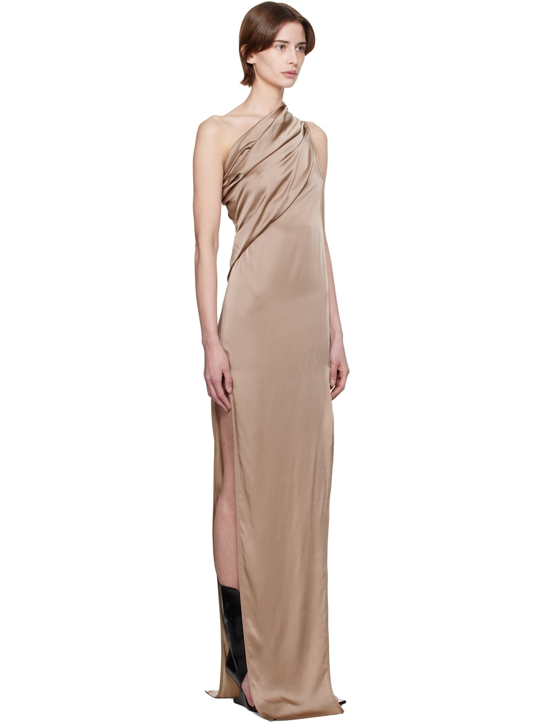 Taupe Hollywood Athena Arrowhead Maxi Dress - 2