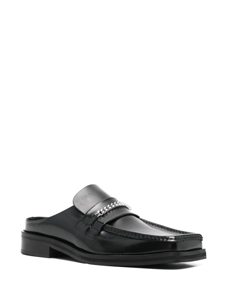 Martine Rose square toe mules outlook
